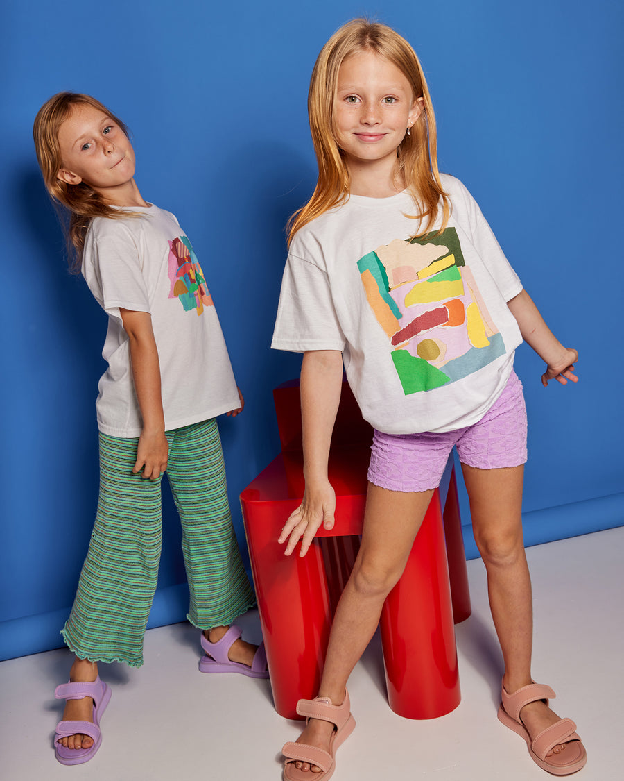 ABSTRACT COLLAGE TSHIRT - KIDS