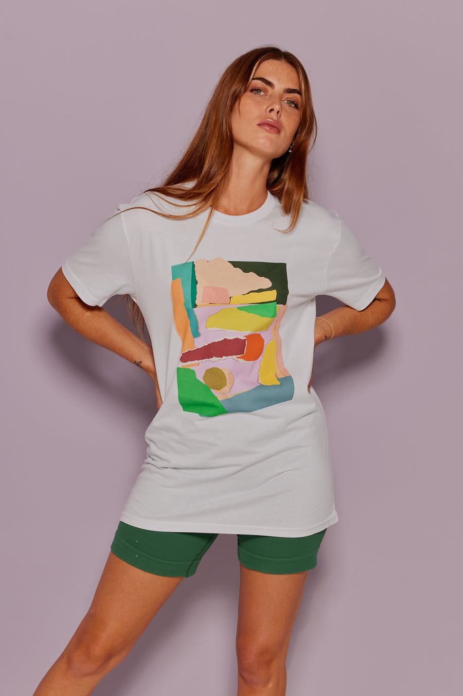ABSTRACT COLLAGE TSHIRT